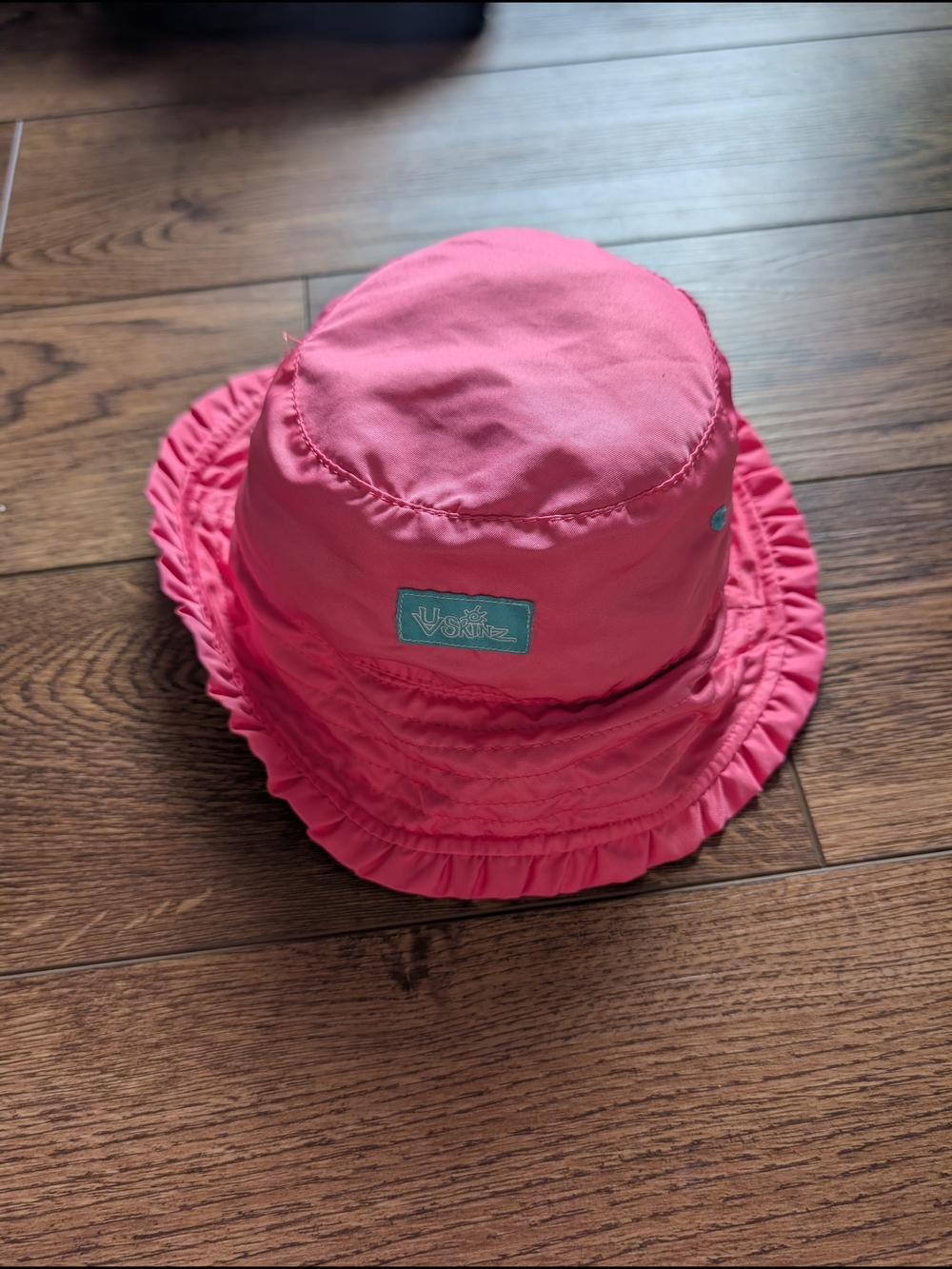 💥3/$24 Vibrant‎ Pink Reversible Kids Sun Hat by UV Skinz